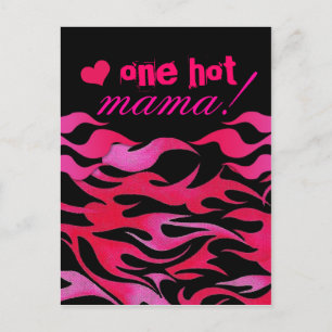 311-HOT MAMA-EINLADUNG EINLADUNGSPOSTKARTE