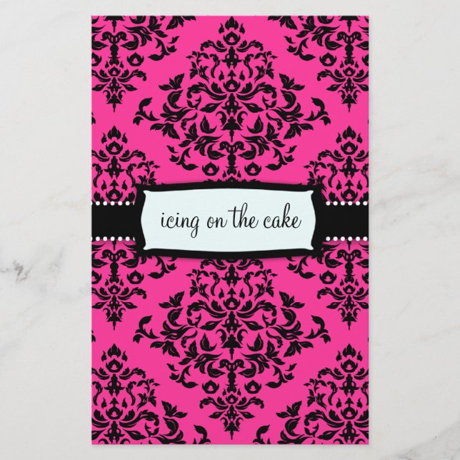 311-Icing auf dem Cake Hot Pink-Flyer Flyer (Vorne)