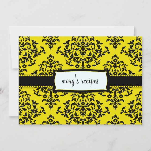 311-Icing auf dem Kuchen - Bienenrezeptkarte (Vorderseite)