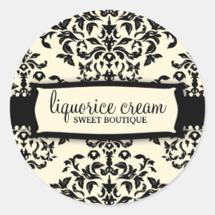 311-Icing on the Cake - Licorice Cream Runder Aufkleber