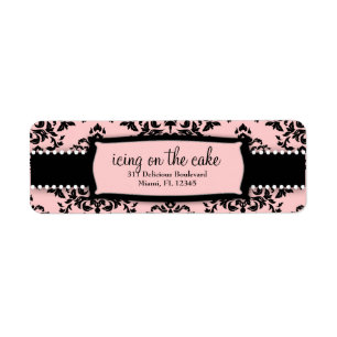 311 Icing on the Cake Sweet Pink Address Label