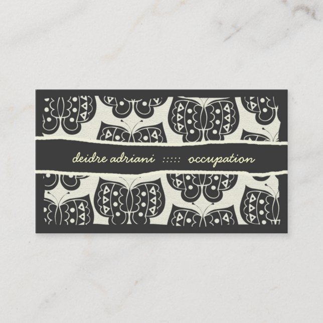 311 IM HIMMEL-SCHMETTERLING VISITENKARTE (Vorderseite)