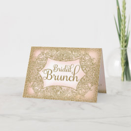 311 Imitat-Glitzerbrautbrunch-Skript Einladung