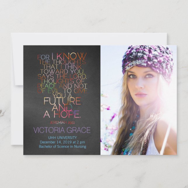 311 Jeremiah 29:11 Abschluss Ankündigung (Vorderseite)