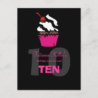 311-Kickin Cupcake Einladung