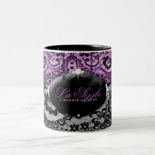 311-Lace De Luxe - Veilchen Zweifarbige Tasse