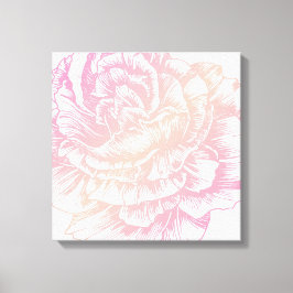 311 Le Plush Fleur Creamy Pink Leinwanddruck