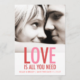 311 Liebe ist Alles, was Sie Valentin Save the Dat Date