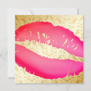 311-Lipstick Kisses  Goldene Göttin Einladung