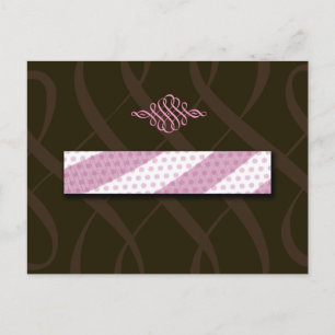 311-Luscious Postkarte mit Rosa und Schokolade