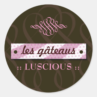 311-LUSTIÖSE PINK & CHOCOLATE Aufkleber