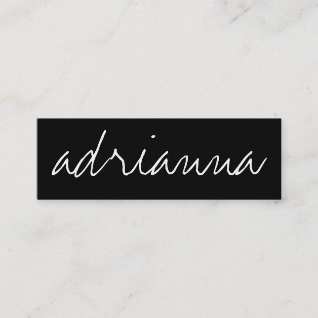 311 Name-Geschäfts-Karte Mini Visitenkarte (Vorderseite)