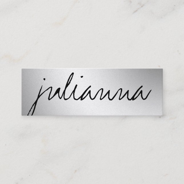 311 Name-Geschäfts-Karte Mini Visitenkarte (Vorderseite)