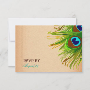 311-Peacock Feather-UAWG RSVP Karte