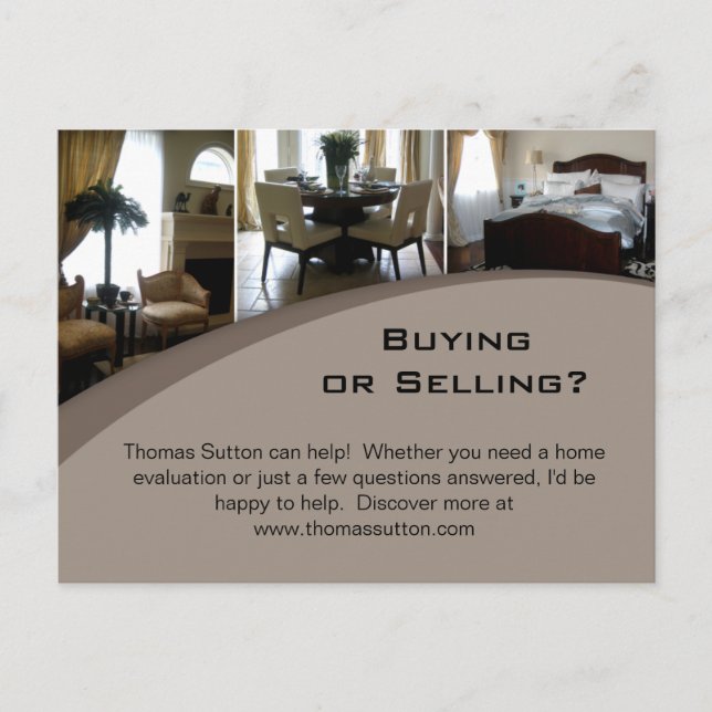 311 Postkarten für Real Anwesen Räume 3 (Vorderseite)