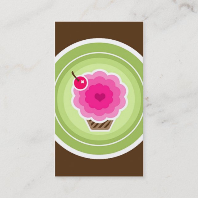 311 REGENBOGEN-KUCHEN-VISITENKARTE VISITENKARTE (Vorderseite)