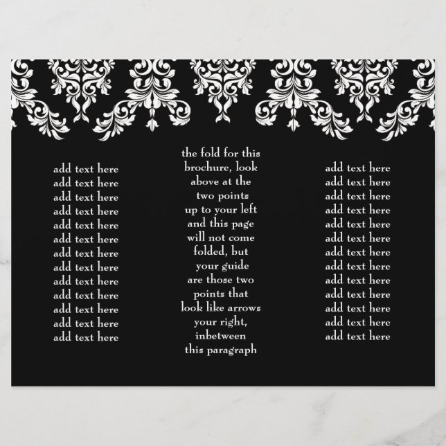 311 Schwarze Broschüre zum Versteck der Damast (Vorderseite)