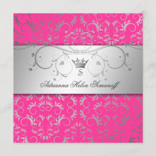 311-Silver erahnen Hott Rosa Einladung