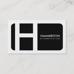 311-Sleek Unternehmens  Gesetzesgoldkarte Visitenkarte