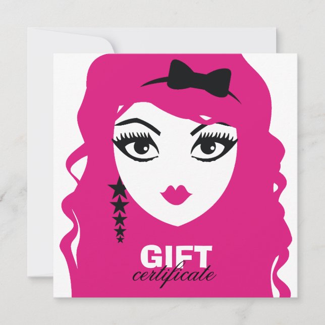 311 Star Face Deux Pink Geschenkgutschein (Vorderseite)