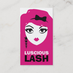 311 Stern-Gesicht Deux Rosa Visitenkarte