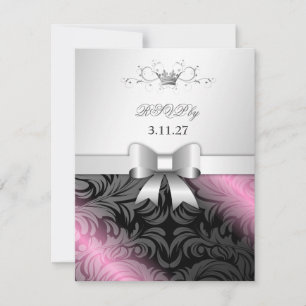311-Süßmolasse Bow Sweet 16 UAWG RSVP Karte