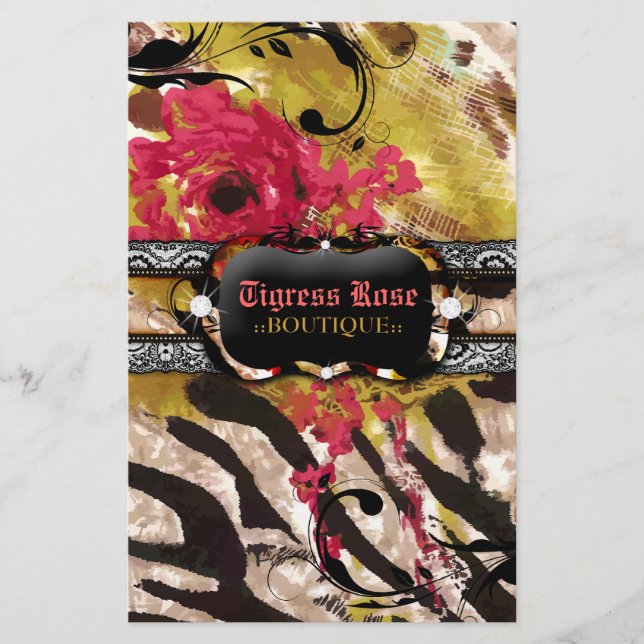 311 Tigress Zebra Rose Flyer (Vorne)