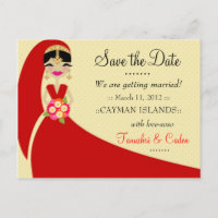 311-UPDO SAVE THE DATE INDIAN BRIDE