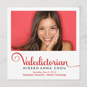 311 Valedictorian in Rotem Abschluss Ankündigung