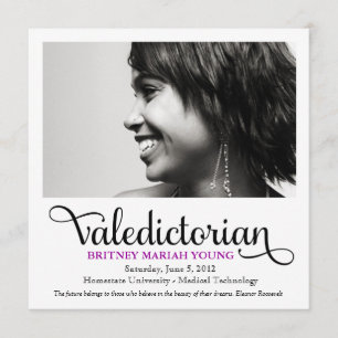 311 Valedictorian-Inspirational Zitat-Abschluss Ankündigung