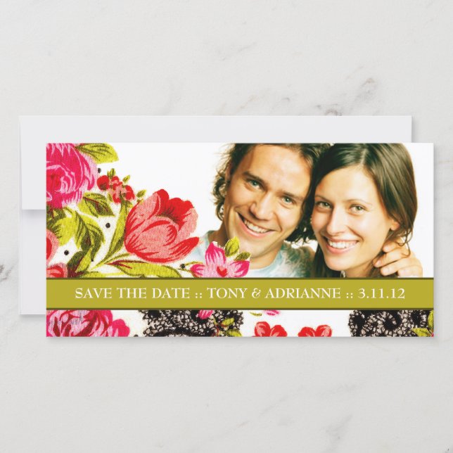 311-VIBRANT GARDEN SAVE THE DATE (Vorderseite)