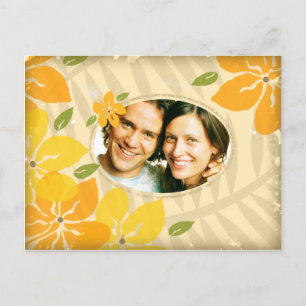 311-VINTAGE EINLADUNG ORANGE YELLOW