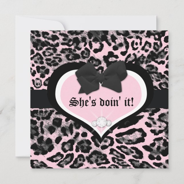 311 Wild im Herzen Berry Flirt Einladung (Vorderseite)