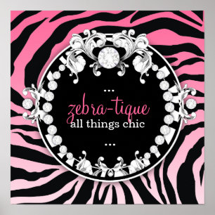311 Zebra-Tique Melon Poster