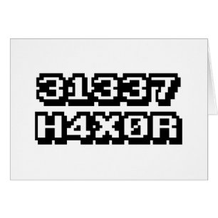 31337 H4X0R