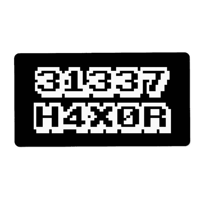 31337 H4X0R (Vorne)