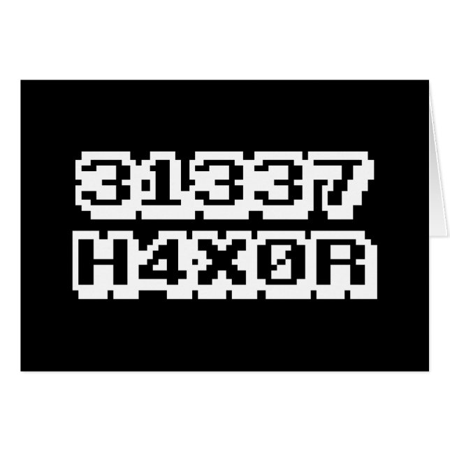31337 H4X0R (Vorderseite (Horizontal))