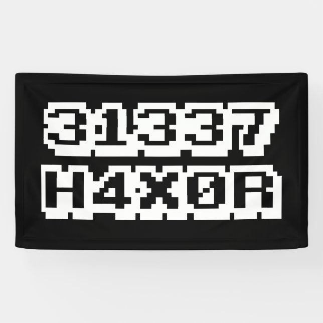 31337 H4X0R BANNER (Horizontal)