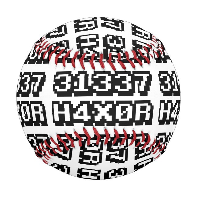 31337 H4X0R BASEBALL (Vorderseite)