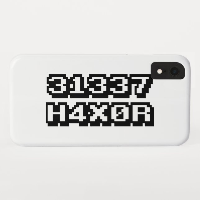 31337 H4X0R Case-Mate iPhone HÜLLE (Rückseite (Horizontal))