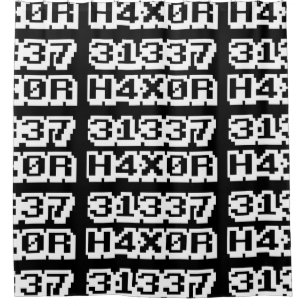31337 H4X0R DUSCHVORHANG