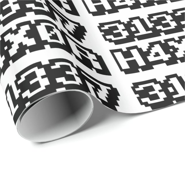 31337 H4X0R GESCHENKPAPIER (Rolleneckpunkt)