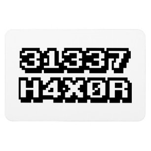 31337 H4X0R MAGNET