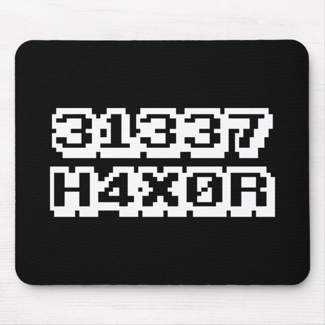 31337 H4X0R MOUSEPAD (Vorne)