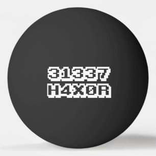 31337 H4X0R Ping-Pong BALL