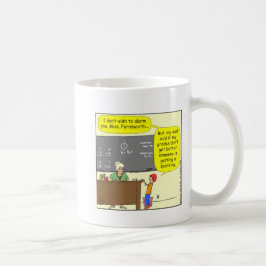 313 jemand erhält einen Prügel Cartoon Tasse