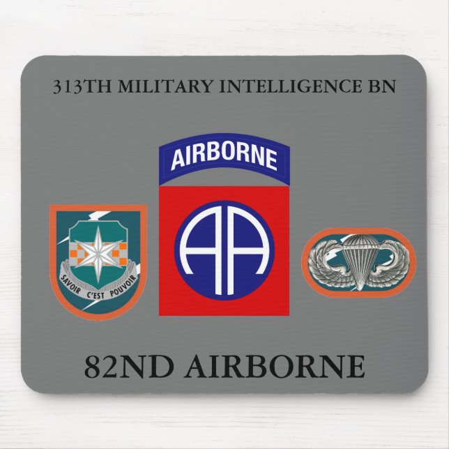 313. MILITÄRISCHE INTELLIGENZ-BATTALION 82. MOUSEPAD (Vorne)