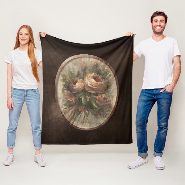 315 Rosen Fleecedecke (Beispiel)