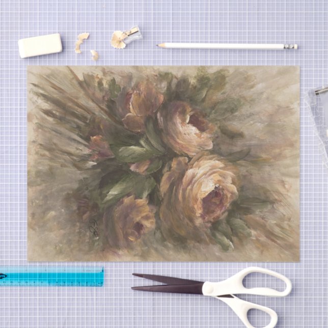 315 Rosen  Seidenpapier (Handwerk)