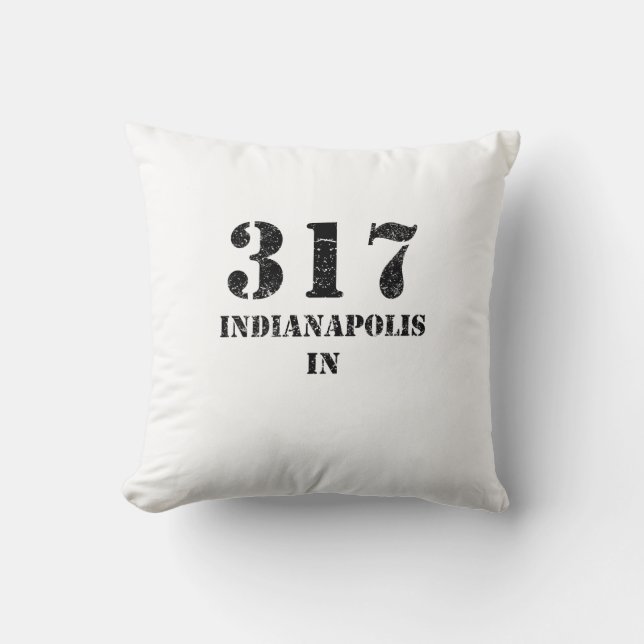 317 Indianapolis HEREIN Kissen (Vorderseite)